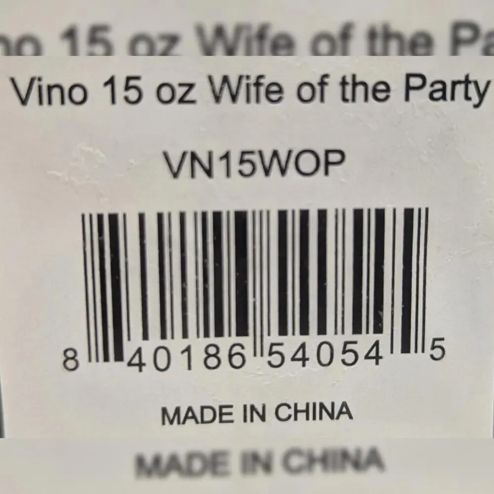 ORCA Vino White Wife Of The Party 15oz Insulated Stainless Steel Wine Cup w/ Lid